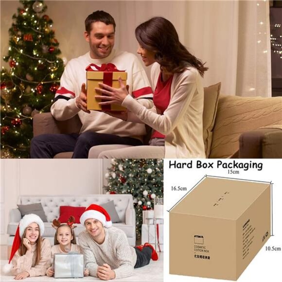 2 Slot Cotton Swab Ball Qtip Holder Jar Plastic Container Dispenser Box with Lid - Picture 6 of 7